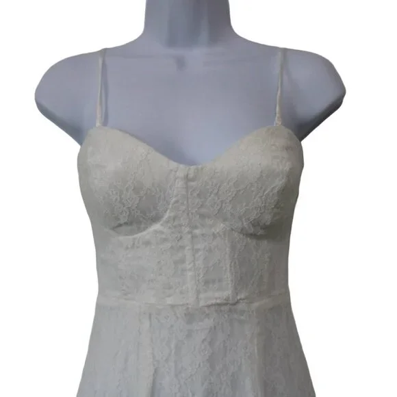 Lulus A Vow to Love White Lace Bustier Trumpet Maxi Dress - Picture 3 of 10